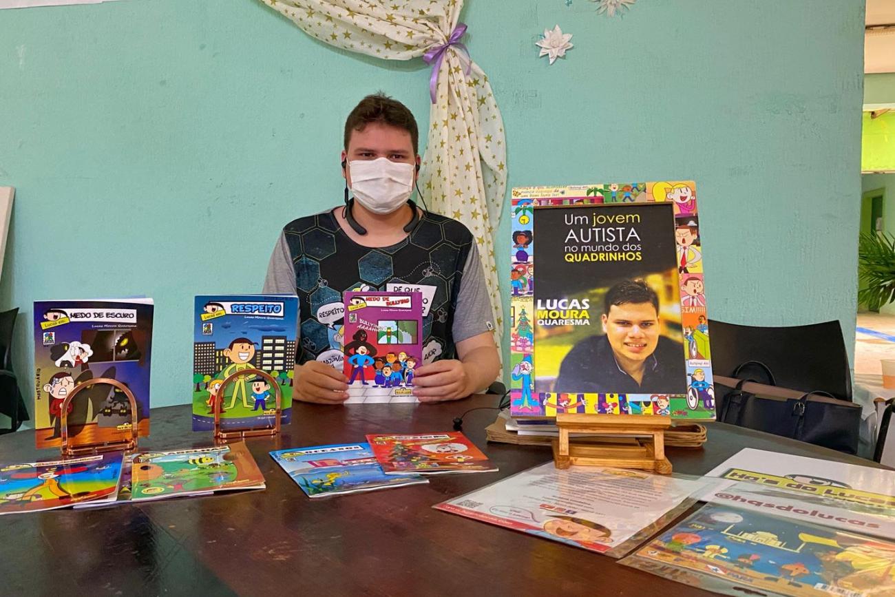 Lucas Quaresma também mostrou seu potencial para a literatura